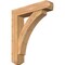 Ekena Millwork Thorton Craftsman Smooth Bracket w/ Offset Brace, Western Red Cedar, 7 1/2"W x 34"D x 40"H BKT0806X34X40THR04SWR - alternate 1